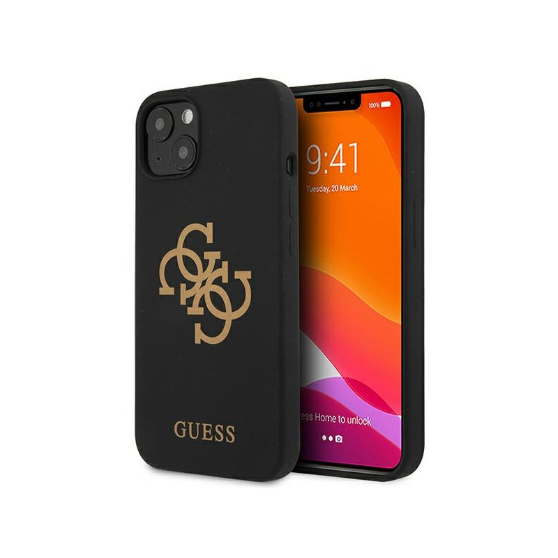 Kryt Guess GUHCP13SLS4GGBK pro iPhone 13 mini - černá