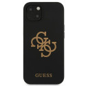Kryt Guess Silicone 4G Logo pro iPhone 13 mini - černá