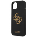 Kryt Guess Silicone 4G Logo pro iPhone 13 mini - černá