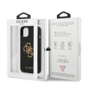 Kryt Guess Silicone 4G Logo pro iPhone 13 mini - černá