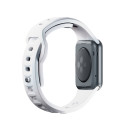 Řemínek 3mk SILICONE WATCH STRAP pro Apple Watch - white