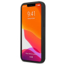 Kryt Guess Saffiano Stripe pro iPhone 13 mini – šedá