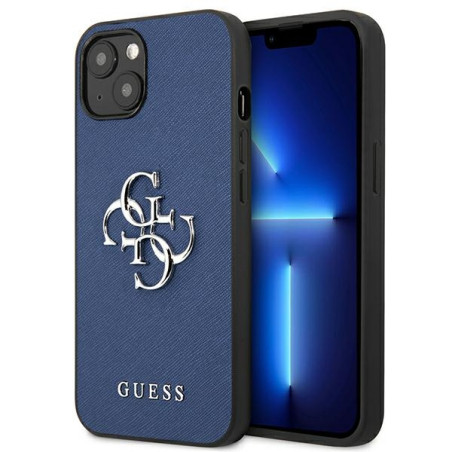 Kryt Guess GUHCP13SSA4GSBL pro iPhone 13 mini - modrý