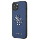 Kryt Guess GUHCP13SSA4GSBL pro iPhone 13 mini - modrý