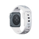 Řemínek 3mk SILICONE WATCH STRAP pro Apple Watch - white