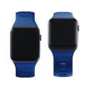 3mk SILICONE řemínek pro Apple Watch 42/44/45/49 mm - modrá