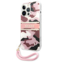 Kryt Guess GUHCP13XKCABPI pro iPhone 13 Pro Max růžový camo