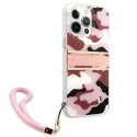 Kryt Guess GUHCP13XKCABPI pro iPhone 13 Pro Max růžový camo