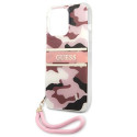 Kryt Guess GUHCP13XKCABPI pro iPhone 13 Pro Max růžový camo