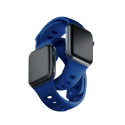 3mk SILICONE řemínek pro Apple Watch 42/44/45/49 mm - modrá