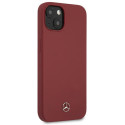 Kryt Mercedes SILICONE LINE pro iPhone 13 - červený