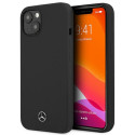 Kryt Mercedes SILICONE LINE iPhone 13 mini - černý
