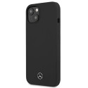 Kryt Mercedes SILICONE LINE iPhone 13 mini - černý