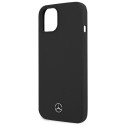 Kryt Mercedes SILICONE LINE iPhone 13 mini - černý