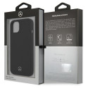 Kryt Mercedes SILICONE LINE iPhone 13 mini - černý
