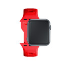 Řemínek 3mk Silicone Watch Strap pro Apple Watch 38/40/41 mm - červ