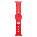 Řemínek 3mk Silicone Watch Strap pro Apple Watch 38/40/41 mm - červ