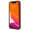Kryt Mercedes SILICONE LINE pro iPhone 13 mini - červený