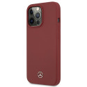 Kryt Mercedes Silicone Line pro iPhone 13 Pro Max - červený