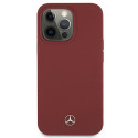 Kryt Mercedes Silicone Line pro iPhone 13 Pro Max - červený