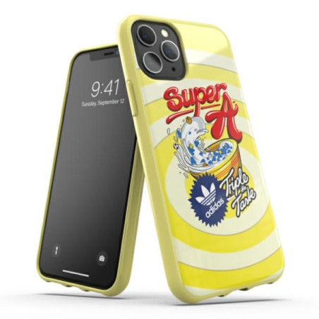 Kryt Adidas BODEGA pro iPhone 11 Pro - žlutý