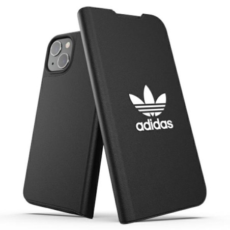 Kryt Adidas OR Booklet Case BASIC pro iPhone 13 – černá/bílá