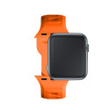 3mk SILICONE řemínek pro Apple Watch 42/44/45/49 mm - oranžový