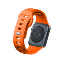 3mk SILICONE řemínek pro Apple Watch 42/44/45/49 mm - oranžový