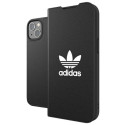Kryt Adidas OR Booklet Case BASIC pro iPhone 13 – černá/bílá