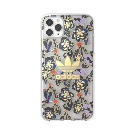 Kryt Adidas OR Clear Case CNY AOP pro iPhone 11 Pro Max - zlatá