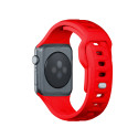 3mk PROTECTION SILICONE řemínek Apple Watch - červený
