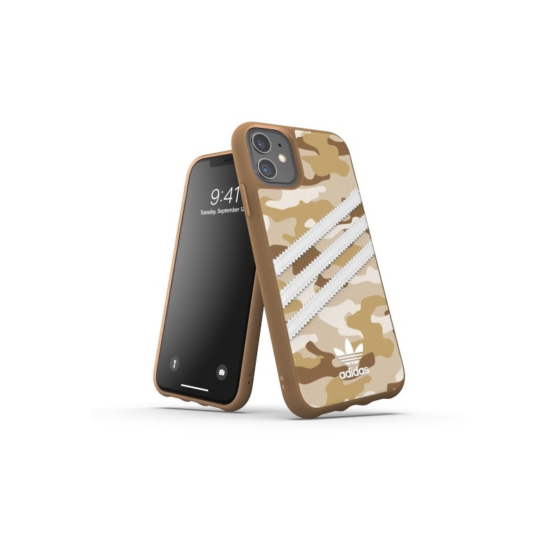Kryt Adidas OR Molded Case CAMO pro iPhone 11 Pro - hnědý