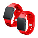 3mk PROTECTION SILICONE řemínek Apple Watch - červený