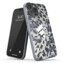 Kryt Adidas OR SnapCase Leopard pro iPhone 13 Pro Max - šedá