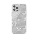 Kryt Adidas OR SnapCase CAMO pro iPhone 12 Pro Max - transparentní