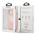Kryt Guess Silicone 4G Logo pro iPhone 13 Pro růžový