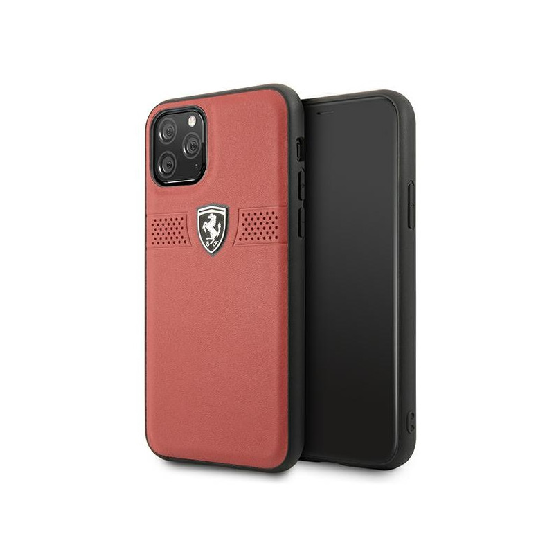 Pouzdro Ferrari FEOBAHCN58RE pro iPhone 11 Pro - červená/červená