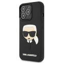 Kryt Karl Lagerfeld 3D Rubber Karl’s Head iPhone 13 Pro černý