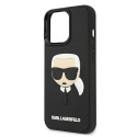 Kryt Karl Lagerfeld 3D Rubber Karl’s Head iPhone 13 Pro černý