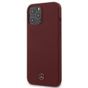 Kryt Mercedes Silicone Line pro iPhone 12 Pro Max - červený