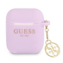 Guess pouzdro pro AirPods 1/2 - fialová (4G)