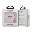 Guess pouzdro pro AirPods 1/2 - fialová (4G)