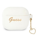 Kryt Guess GUA3LSCHSH pro AirPods 3 - bílá