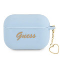 Kryt Guess GUAPLSCHSB pro AirPods Pro - modrá