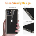 ESR Air Armor Black Transparent velmi odolný kryt pro iPhone 11 Pro Max, transparentní