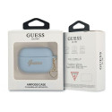 Kryt Guess GUAPLSCHSB pro AirPods Pro - modrá