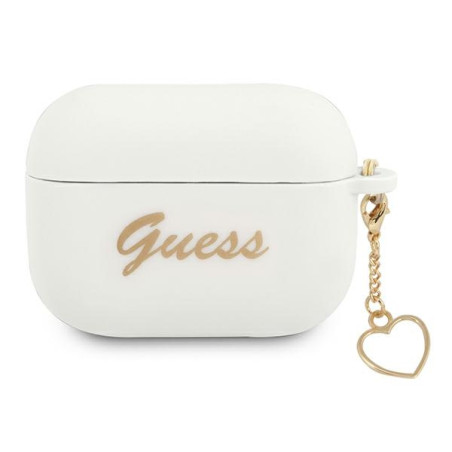 Kryt Guess GUAPLSCHSH pro AirPods Pro – white/white