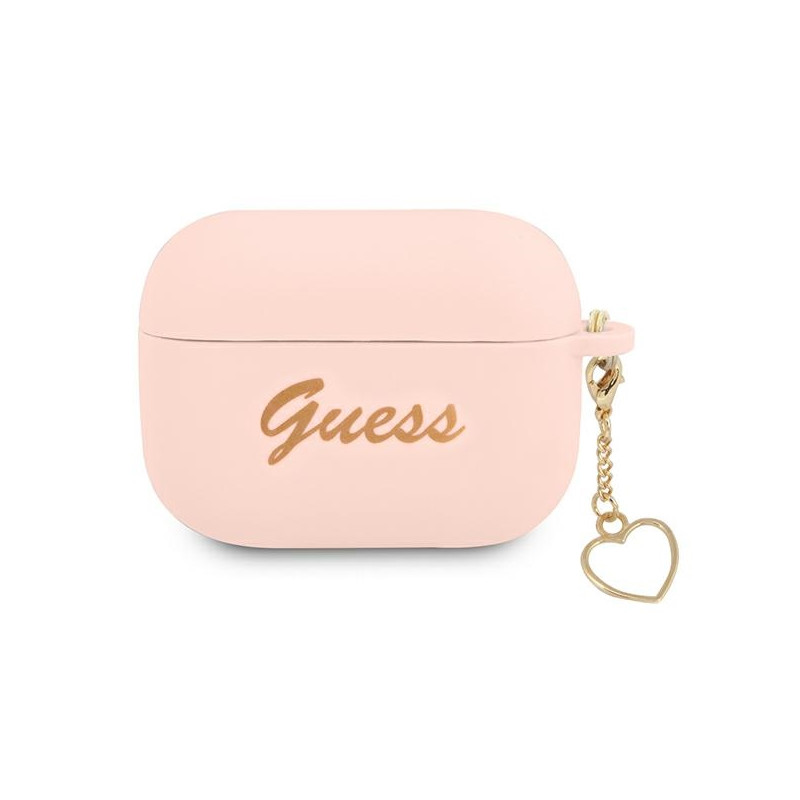 Kryt Guess GUAPLSCHSP pro AirPods Pro - růžový (pink)