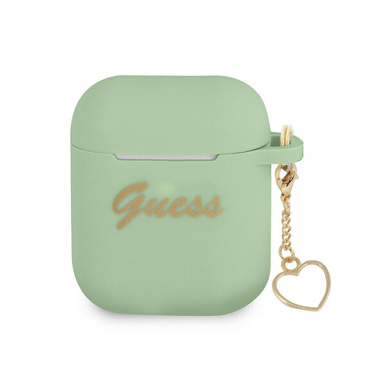 Kryt Guess GUA2LSCHSN pro AirPods (1./2. generace) - zelená