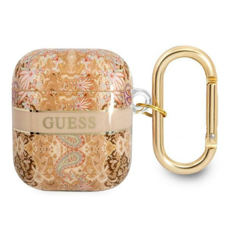 Kryt Guess GUA2HHFLD pro AirPods – zlatá